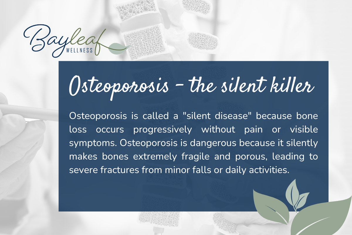 Osteoporosis - the silent killer.